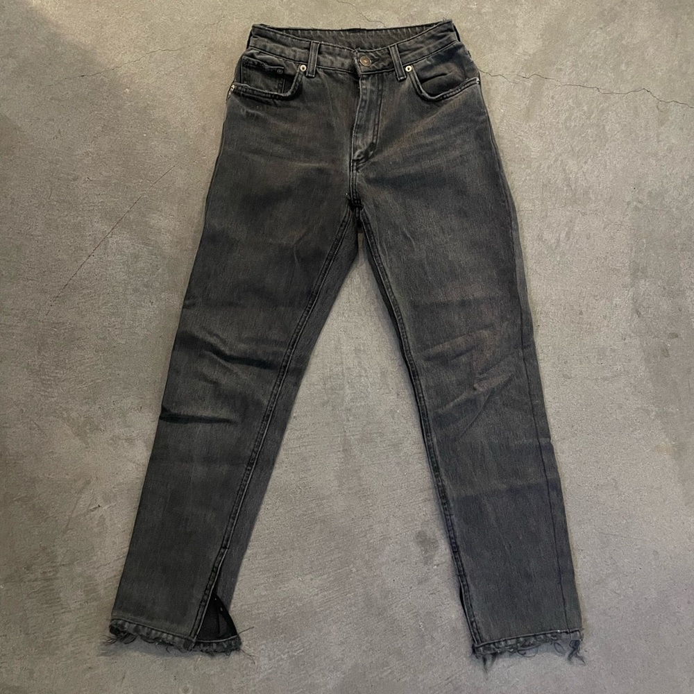 Zara slit jeans